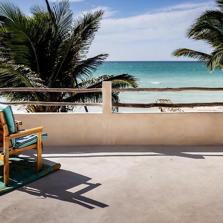 Oceanfront Casita Coral Apartment Chelem Ngoại thất bức ảnh