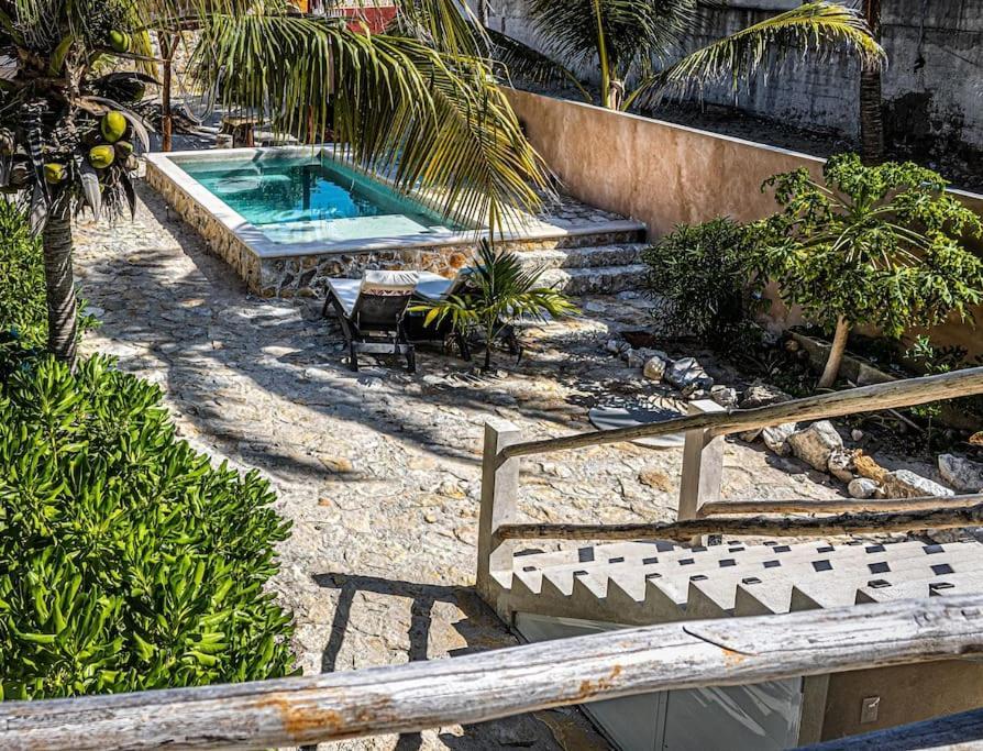 Oceanfront Casita Coral Apartment Chelem Ngoại thất bức ảnh
