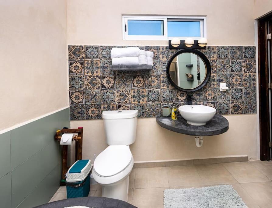 Oceanfront Casita Coral Apartment Chelem Ngoại thất bức ảnh