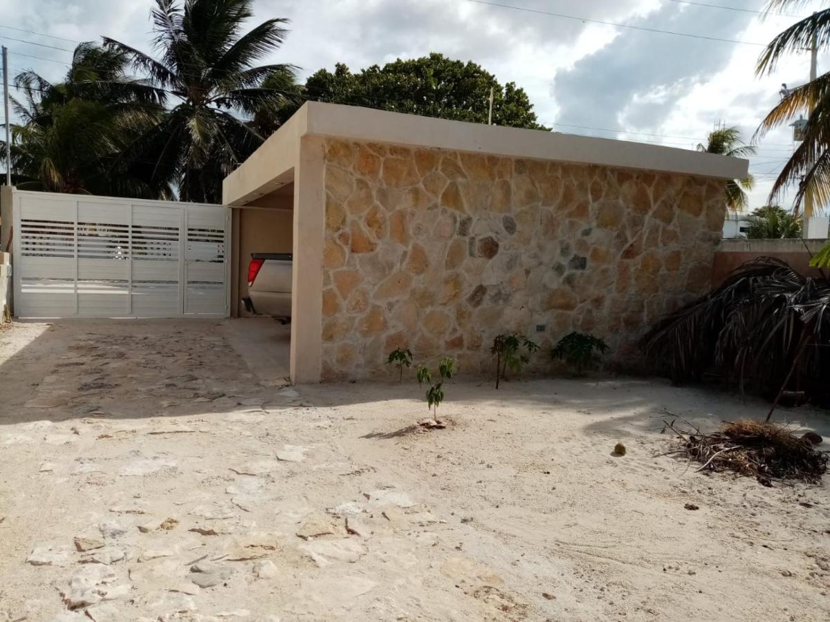 Oceanfront Casita Coral Apartment Chelem Ngoại thất bức ảnh